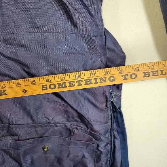 Vintage Guys Actionwear Coveralls S Mens Blue Insulated Workwear Y2k Grunge Fall - Picture 8 of 16